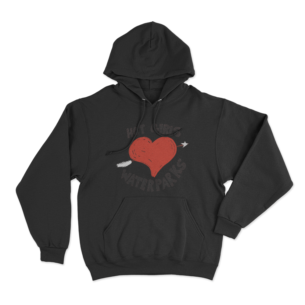 Hot Girls Love Waterparks Unisex Hoodie Black Hot Girls Love Waterparks Unisex Hoodie Black
