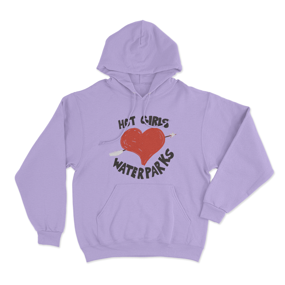 Hot Girls Love Waterparks Unisex Hoodie Purple Hot Girls Love Waterparks Unisex Hoodie Purple