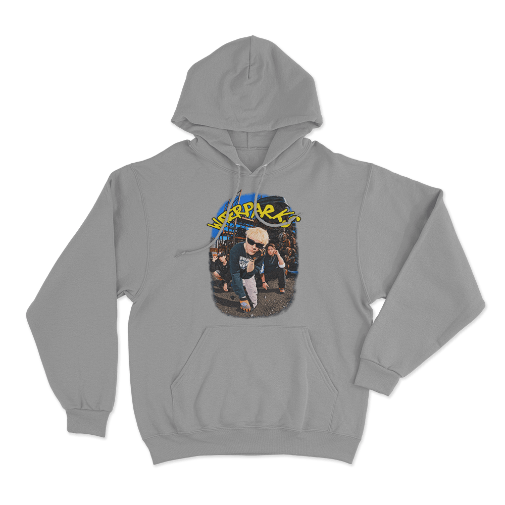 Junkyard Photo Unisex Hoodie Grey Junkyard Photo Unisex Hoodie Grey
