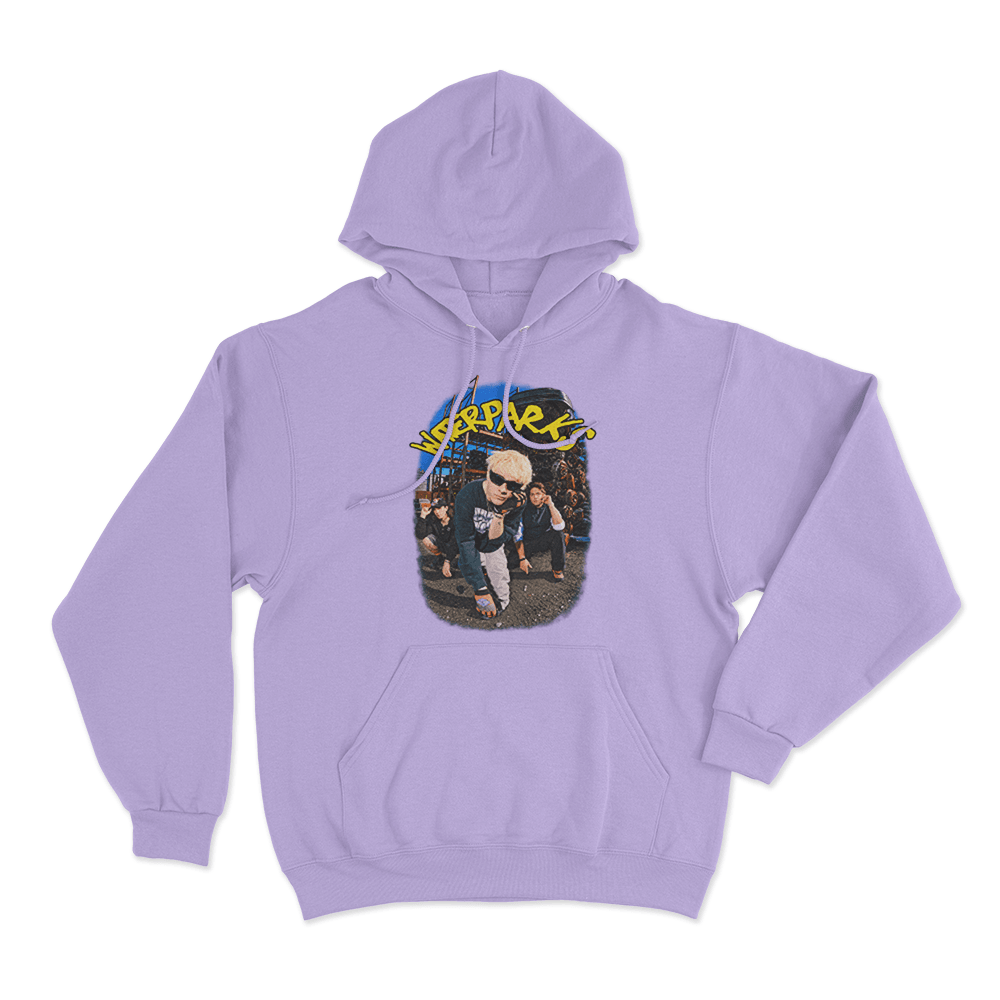 Junkyard Photo Unisex Hoodie Purple Junkyard Photo Unisex Hoodie Purple
