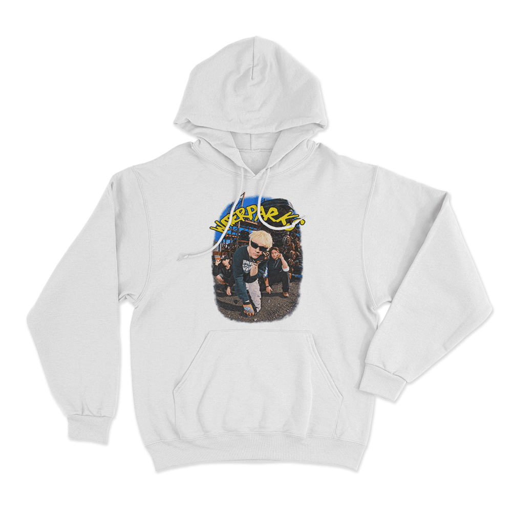 Junkyard Photo Unisex Hoodie White Junkyard Photo Unisex Hoodie White